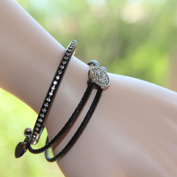 2 Crystal Bracelets Marc Jacobs and Twisted Cable - Picture 12 of 13